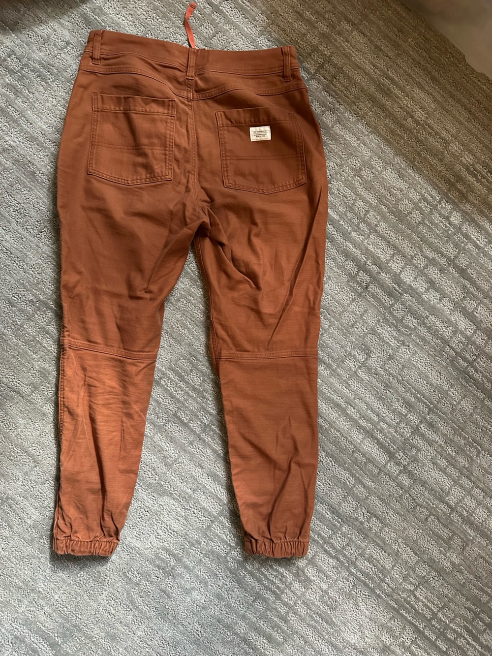 REI Rust Orange High-Rise Hiking Jogger Pants